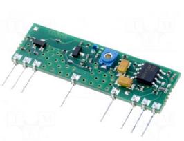 Modulis: RF | AM imtuvas | AM,Klauskite | 433,92 MHz | -106dBm | 5VDC | 2,5 mA