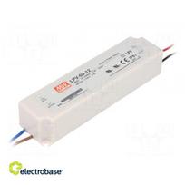 Maitinimas: perjungiamas | LED | 60W | 12VDC | 5A | 90÷264VAC | IP67