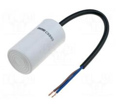 Kondensatorius: variklis, veikia | 10uF | 450V | Ø35x60mm | -25÷70°C | ±5 % | 3000 val