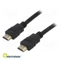 Kabelis | HDMI 1.4 | HDMI kištukas, abi pusės | 3m | juodas