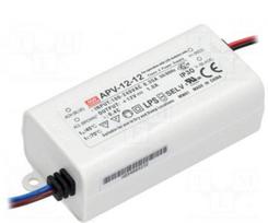 Maitinimas: perjungiamas | LED | 12W | 12VDC | 1A | 90÷264VAC | IP43