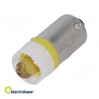 LED lemputė geltona | BA9S | 24VDC | 24VAC