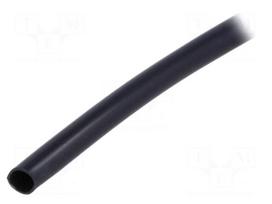 Insulating tube | PVC | black | -20÷125°C | Øint: 8mm | L: 300m | UL94V-0