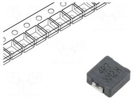 Inductor: wire | SMD | 4.7uH | Ioper: 5.5A | R: 37mΩ | ±20% | HCM0703