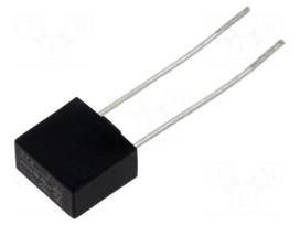 Fuse: fuse | 1A | 300VAC | time-lag | TE5 | THT | SS | 5.08mm | Ammo Pack