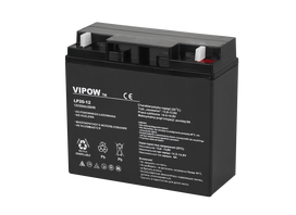 12V 20Ah akumuliatorius :: Gelinis (GEL) :: 12 voltų, 20 ampervalandžių (Ah) :: VIPOW