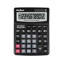 Calculator | 12 digit Large Display | Number delete function | Solar panel