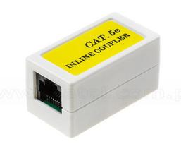 In-line Modular coupler,  CAT5E UTP, 2XRJ45, Nordmark Structured LAN Cabling system