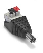 Aukščiausios kokybės 5,5x2,1 mm nuolatinės srovės lizdas | 12V/24V | 2 Smeigtuko spaudos tipas | Sur