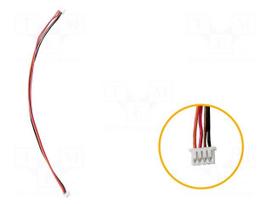Cable | PIN: 4 | MOLEX | Contacts ph: 1.25mm | L: 150mm