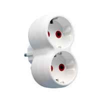 VX1012W - 2 jungciu izemintas, baltas kistukinis lizdas