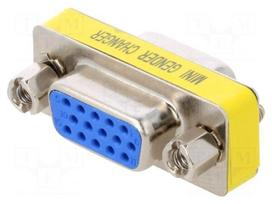 Transition: adapter | D-Sub 15pin HD female,both sides