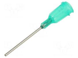 Needle: steel | 1" | Size: 18 | straight | Mounting: Luer Lock