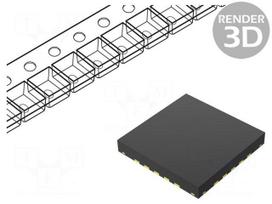 IC: temperature sensor | RTD | TQFN20-EP | SMD | Interface: SPI | ±0.5°C