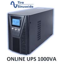 Grynieji sinusoidai | 1000VA, 900W Online UPS (dviguba konversija) | baterijos 3 vnt 12V-9Ah