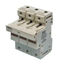 STID-63-3 Cilindrinis saugiklio 14x51 atjungiklis LED, 3P, 63A, 690V