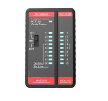 Kompaktiškas LAN kabelių testeris | RJ45 ir RJ11 prievadai | HT812A