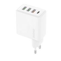 A5HEU PD20W 3xUSB+tipo įkroviklis baltas