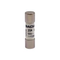 10x38 gG 20A cilindrine saugiklio jungtis 500VAC