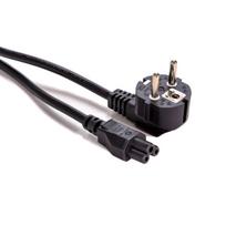 OEM Maitinimo laidas C5 EU kištukas juodas 65cm EU-C5-1-B-65