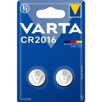 CR2016 baterijos Varta lithium 6016 pakuotėje po 2 vnt.