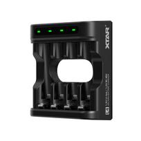 L4 įkroviklis 4-vietis 1.5V Li-ion ir 1.2V Ni-MH (AA, AAA), USB-C maitinimas