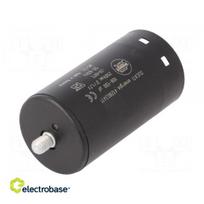 Kondensatorius: elektrolitinis | 120uF | Ø45,5x84mm | ±10 % | M8 varžtas | 250VAC