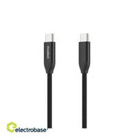 Kabelis CHOETECH Type-C - Type-C, PD240W, juodas, 3m
