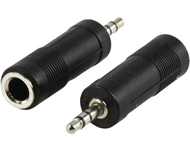 Adapters  3.5 male/6.3 female
