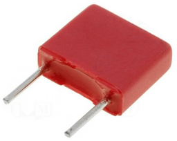 Capacitor: polyester; 1uF; 40VAC; 63VDC; 5mm; ±5%; 5x10x7.2mm; THT
