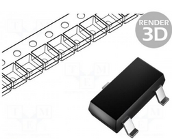 Transistor: N-MOSFET; unipolar; 60V; 0.28A; 0.35W; SOT23