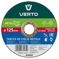Gręžtuvai, suktuvai, perforatoriai // Priedai malūnėliams, gręžtuvams ir suktuvams // Tarcza tnąca do metalu 125 x 1.5 x 22.2 mm