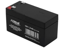 Akumuliatoriai ir baterijos // 12V, 6V, 4V akumuliatorius švino-rūgšties hermetiškas AGM VRLA // 82-213# Akumulator żelowy 12v  1.2ah xtreme 97x51x43_4,8