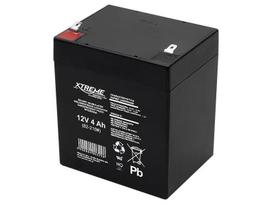 Akumuliatoriai ir baterijos // 12V, 6V, 4V akumuliatorius švino-rūgšties hermetiškas AGM VRLA // 82-210# Akumulator żelowy 12v  4ah xtreme 100x90x70_4,8
