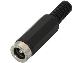 Jungtys // Different Audio, Video, Data connection plug and sockets // 8694#                Gniazdo dc 2,5/5,5 na kabel