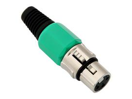 Jungtys // Different Audio, Video, Data connection plug and sockets // 1429# Gniazdo mikrofonowe xlr 3p na kabel