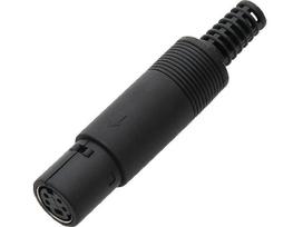 Jungtys // Different Audio, Video, Data connection plug and sockets // 3152#                Gniazdo s-vhs 4pin na kabel