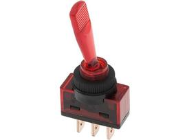 Elektros prekės // Jungikliai elektronikai // 5816#                Przełącznik asw-13 samochodowy podświetlany  12v 3pin