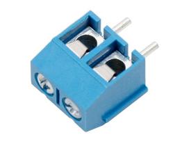 Jungtys // Different Audio, Video, Data connection plug and sockets // 0222# Listwa montażowa 2x (ark)nieb.r=5,h=10mm