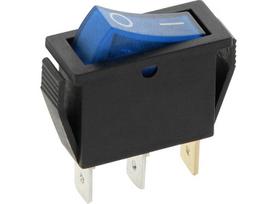 Elektros prekės // Jungikliai elektronikai // 9624#                Przełącznik mk111 niebieski 230v podświetlany