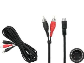 Elektros prekės // Elektromedžiagų išpardavimas | Žemų kainų akcijos // 3598#                Przyłącze wtyk svhs-2rca 1.2m
