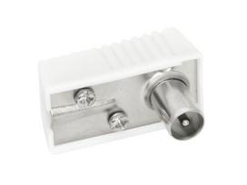 TV, SAT, HDMI, DVI kabeliai ir priedai // Konektori, aksesuāri un instrumenti koaksiālajiem kabeļiem // 1012# Wtyk antenowy kątowy duży