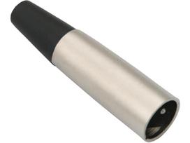 Jungtys // Different Audio, Video, Data connection plug and sockets // 1656# Wtyk mikrofonowy xlr 3p na kabel gładki