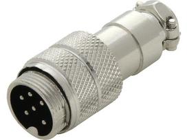 CB, VHF, UHF, PMR racijos, antenos ir priedai // Racijų antenų kabeliai // 20-133# Gniazdo cb mikrofonowe 6pin na kabel