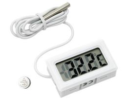 "Smart" įrenginiai // Meteo stotys // 50-301# Termometr panelowy biały lcd -50do100c