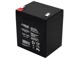 Akumuliatoriai ir baterijos // 12V, 6V, 4V akumuliatorius švino-rūgšties hermetiškas AGM VRLA // 82-220# Akumulator żelowy 12v  5ah xtreme101x90x71_4,8