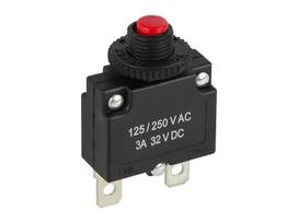 Automatiniai saugikliai // Cylindrical low voltage fuses and accessories // 2369# Wyłącznik termobimetaliczny mr1 3a