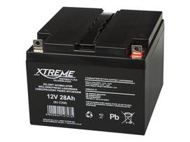 Akumuliatoriai ir baterijos // 12V, 6V, 4V akumuliatorius švino-rūgšties hermetiškas AGM VRLA // 82-235# Akumulator żelowy 12v 28ah xtreme 175x165x125_5"