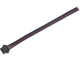 LED apšvietimas // Šviestuvai iš naujų pristatymų // 6270# Konektor do taśm led złącze wtyk rgb z przewodem