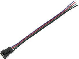 LED apšvietimas // Šviestuvai iš naujų pristatymų // 6291# Konektor do taśm led złącze gniazdo rgb z przewodem